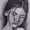 Friend and Girlfriend Pencil Sketch – Handmade Framed Art Gift