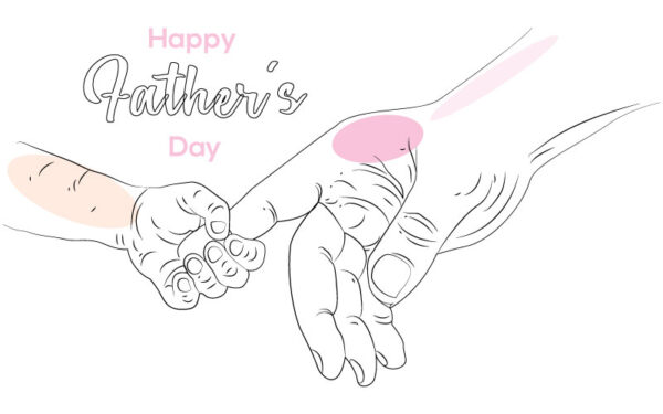 Charming Father's Day Vector Line Art – Heartfelt Designs for Creative Projects