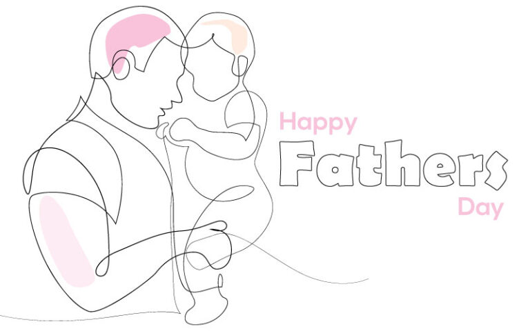 Fathers Day One Line Art – Minimalist Fatherhood Designs for Gifts & Creatives