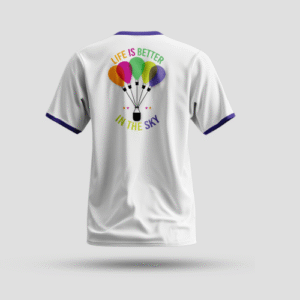 Hot Air Balloon Vector - Perfect for Apparel & Accessories