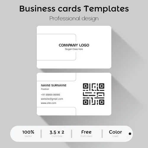 Minimalist Business Card Template – Clean, Elegant & Easy to Customize
