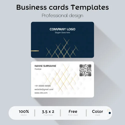 Creative Business Card Template – Bold, Stylish & Fully Editable Design