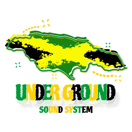 Underground Soundsystem Jamaica – Printable Reggae Vector for T-Shirts, Hats, Mugs & More