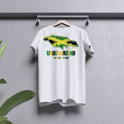 Underground Soundsystem Jamaica – Printable Reggae Vector for T-Shirts, Hats, Mugs & More