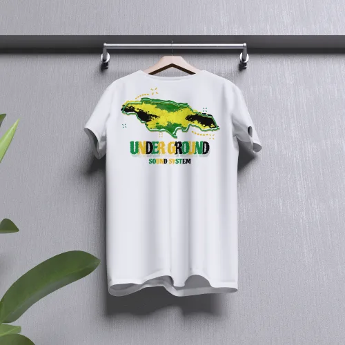 Underground Soundsystem Jamaica – Printable Reggae Vector for T-Shirts, Hats, Mugs & More