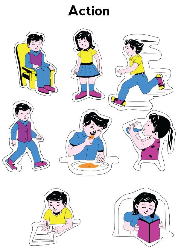Action Puzzle Vector Set – Editable CNC & Print-Ready Design