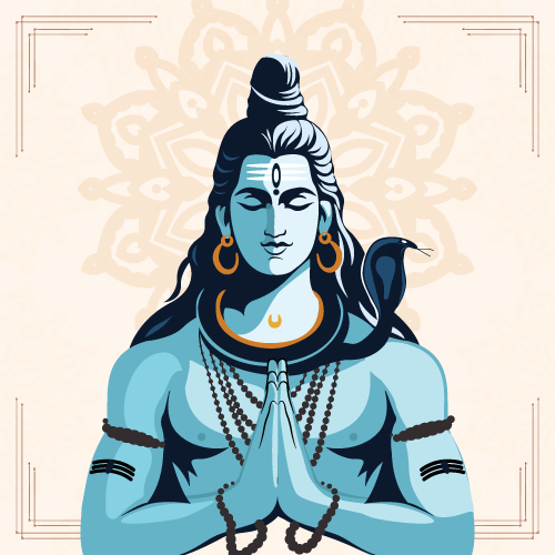 Lord Mahadev Vector Illustration