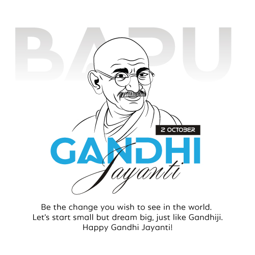 Gandhi Jayanti Vector