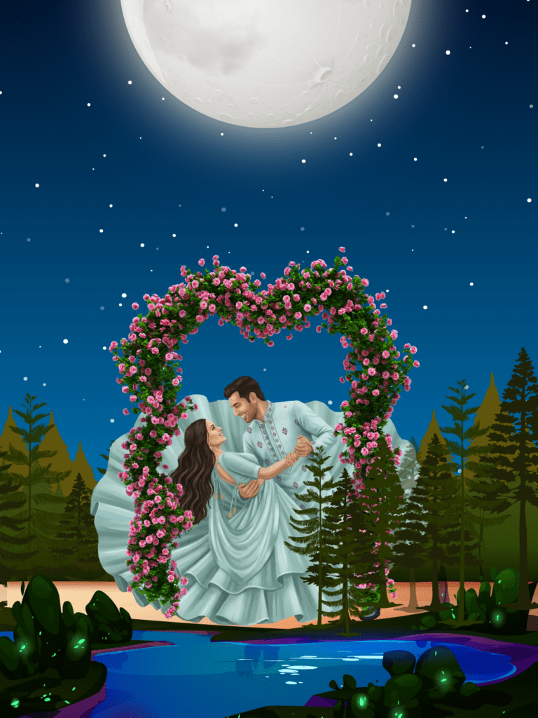 Royal Wedding Invitation Card JG-12 Elegant Digital Invite Design