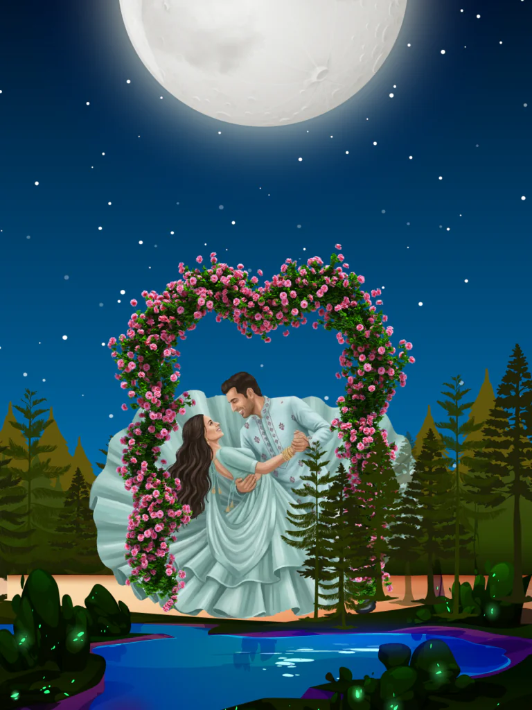 Royal Wedding Invitation Card JG-12 Elegant Digital Invite Design