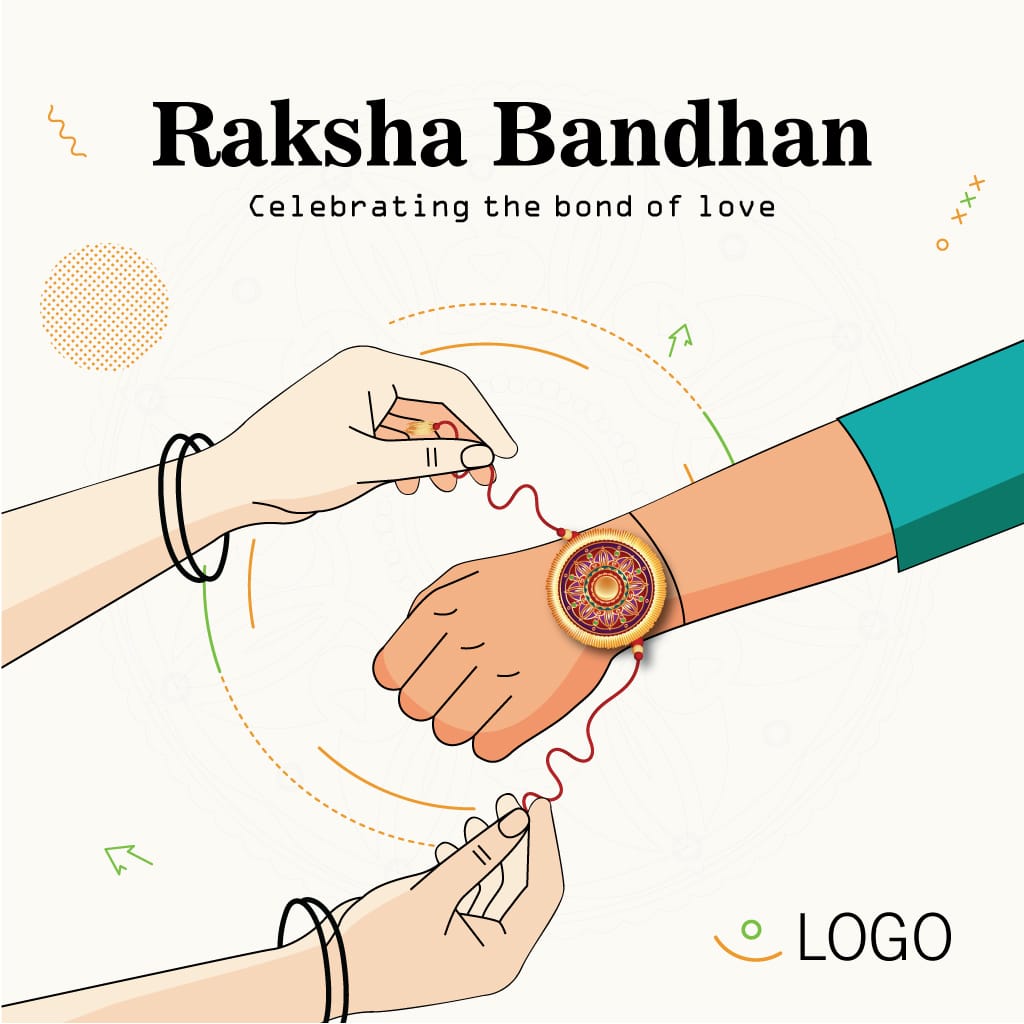 Raksha Bandhan Celebrating the Bond of Love Illustration